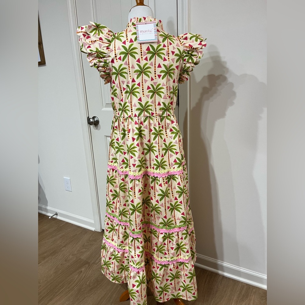 Marie by Victoria Dunn Multicolor Floral Maxi Dress - Picture 7 of 9